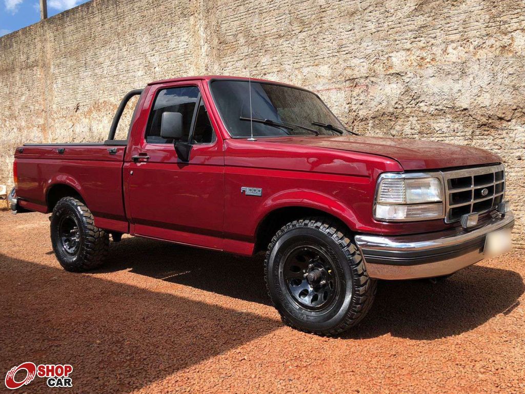 Ford F Xlt Vermelha Dourados Shopcar