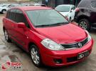 NISSAN Tiida Hatch S 1.8 16v Vermelha