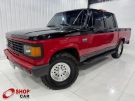 GM - Chevrolet D20 Custom Deluxe 3.9D C.D. Preta/Vermelha