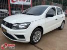 VW - Volkswagen Gol 1.0 12v 4p. Branca/Roxa