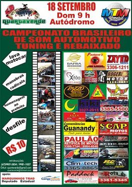 Notícia - Campeonato de som automotivo tuning e carros rebaixados