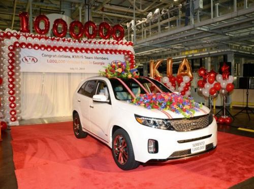  Kia Motors alcanza el millón de vehículos ensamblados en Estados Unidos