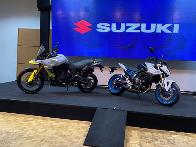 Primeiro contato com as Novas 800 cilindradas da Suzuki: V-Strom 800DE e GSX - 8S