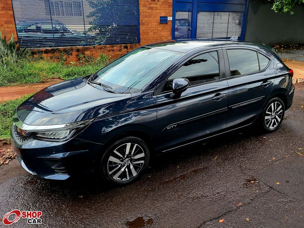 HONDA City Hatch Azul 2022 - Campo Grande - 1247959 | SHOPCAR